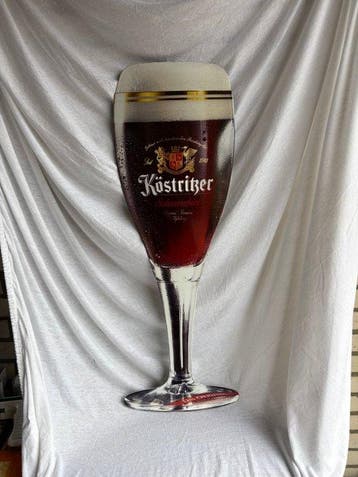 Emaille bord - Köstritzer Schwarzbier – XXL Emaille