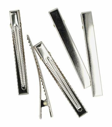 DIY haarspeld recht 8 cm – metalen alligatorspeldjes –, Nieuw