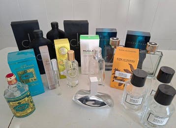 Montblanc, Mugler, Calvin Klein, Jeanne en Provence, Adolfo, Antiek en Kunst