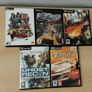 Rockstar games, Ubisoft ecc - PC CD-ROM - Collezione PC: GTA, Nieuw