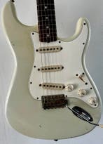 Fender CS relic Stratocaster 1969 Olympic White 2006, Verzenden, Zo goed als nieuw, Solid body, Fender