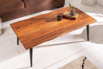 Massieve salontafel ORGANIC LIVING 110cm natuurlijk, Ophalen of Verzenden, Nieuw