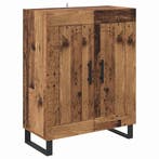 Sideboard IJzer Hout | 69.5cm | Laatste Stuk!, Met plank(en), Nieuw, Metaal, Modern