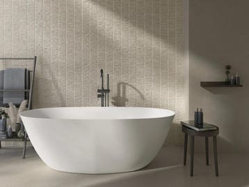 Wandtegel Marazzi Node Reliëf Decor Sand Creme 40x120, Doe-het-zelf en Verbouw, Tegels, 60 cm of meer, 40 tot 60 cm, Nieuw, Ophalen of Verzenden