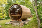 Dundalk panorama barrel sauna met veranda ø213 x 310 cm -, Ophalen of Verzenden, Nieuw