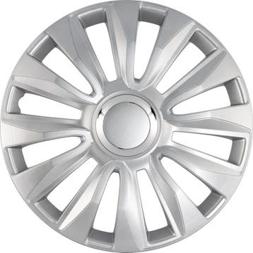Wieldoppen  Avalone Pro 16-inch zilver + chroom ring, Auto diversen, Verzenden, Nieuw