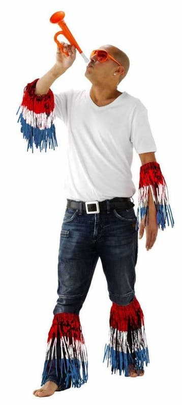 Arm/been versiering folie Holland, Kleding | Dames, Carnavalskleding en Feestkleding, Ophalen of Verzenden, Nieuw
