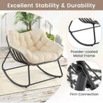 LIVSK Schommelstoel met Afneembaar Kussen - Overgrote Relaxs, Verzenden, Nieuw