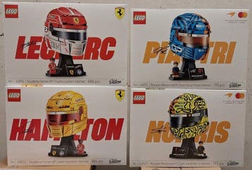 Lego Set - Icons - Charles Leclerc Helmet; Oscar Piastri, Nieuw