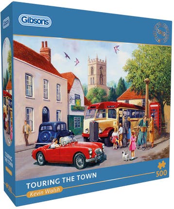 Kevin Walsh - Touring the Town Puzzel (500 stukjes) |, Hobby en Vrije tijd, Denksport en Puzzels, Verzenden, Nieuw