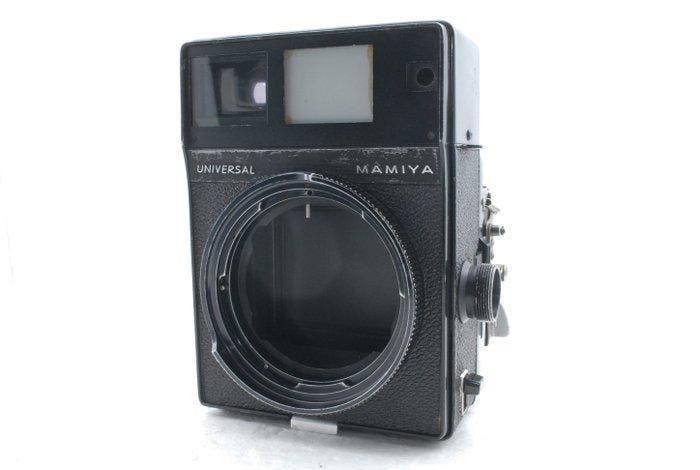 Mamiya Universal Press Camera w/Focusing Hood Analoge camera, Audio, Tv en Foto, Fotocamera's Analoog
