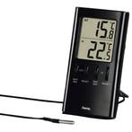 Hama Lcd-thermometer T-350 Zwart (Weerstations), Verzenden, Nieuw