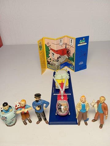Lot Tintin : Hélicoptère et Cadillac « LAffaire Tournesol », Boeken, Nieuw