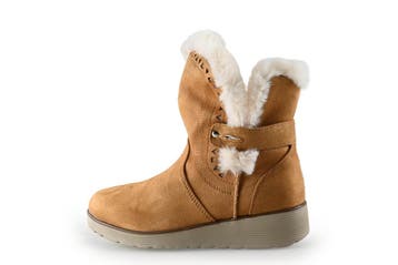 Skechers Enkellaarzen Meisjes in maat 34 Cognac, Verzenden, Jongen of Meisje, Schoenen, Skechers