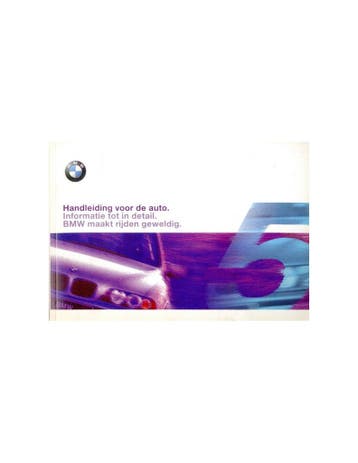 2000 BMW 5 SERIE INSTRUCTIEBOEKJE NEDERLANDS, Auto diversen, Handleidingen en Instructieboekjes