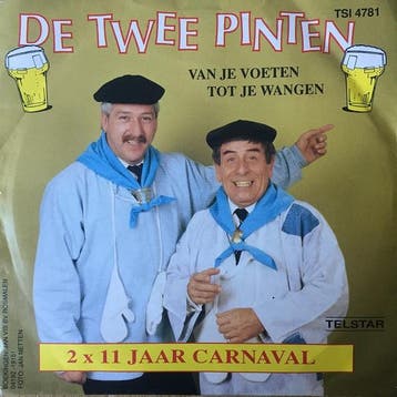 vinyl single 7 inch - De Twee Pinten - 2 X 11 Jaar Carnaval, Verzenden, Zo goed als nieuw, 7 inch, Pop