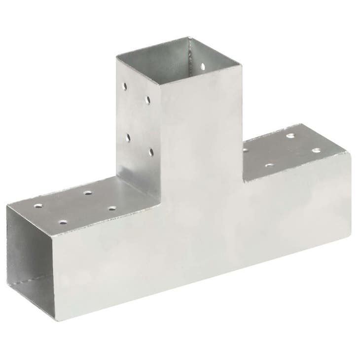 vidaXL Paalverbinding T-vorm 71x71 mm gegalvaniseerd metaal, Tuin en Terras, Palen, Balken en Planken, Nieuw, Verzenden