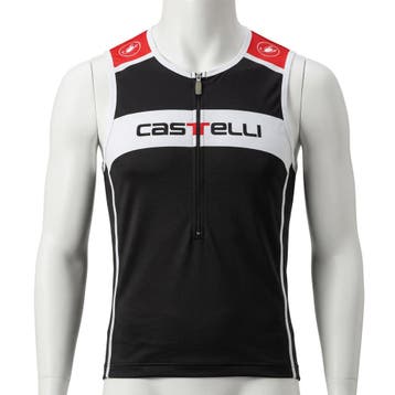 CASTELLI CORE TRI TOP Top Zwart (AAA), Sport en Fitness, Loopsport en Atletiek, Ophalen of Verzenden, Nieuw