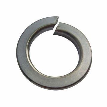 M10 - Veerring - Staal - DIN 127, Doe-het-zelf en Verbouw, Ophalen of Verzenden, Nieuw, Minder dan 50 mm, Spijkers
