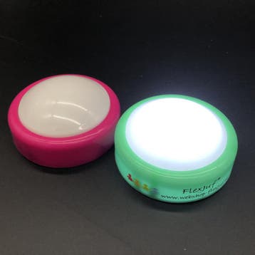 WC bezet druklampjes (2 st.) Roze/groen, Ophalen of Verzenden, Nieuw