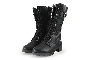 Mustang Snowboots in maat 37 Zwart, Kleding | Dames, Verzenden, Zwart, Snowboots, Zo goed als nieuw