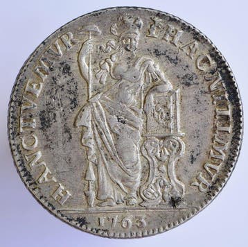 Nederland, Gelderland Generaliteitsgulden 1763 (Zonder