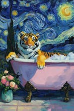 Aiana Roz - Tiger in the Starry Bath