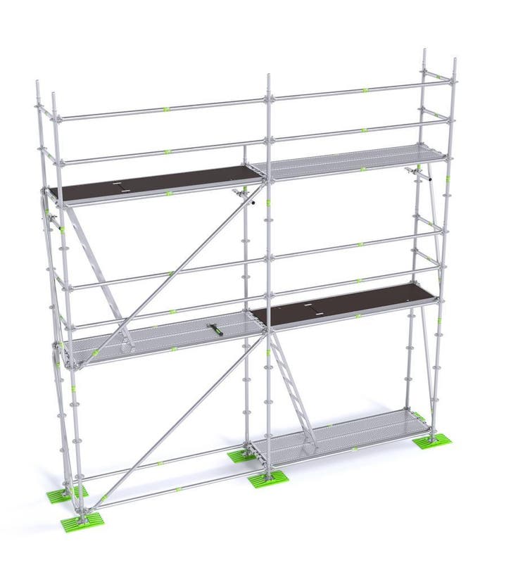 Rix Steigers Complete Set RMS 5 x 6, Doe-het-zelf en Verbouw, Steigers, 5 meter of hoger, Nieuw, Overige typen, Ophalen of Verzenden