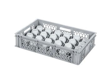 BASIC glazenkrat - 600 x 400 x H 130 mm voor 24 glazen -, Ophalen of Verzenden, Nieuw
