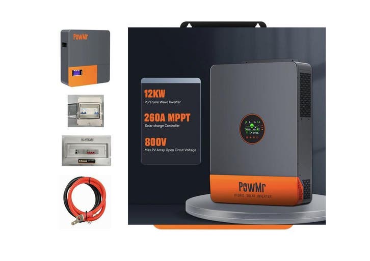 zonnepanelen ombouw-set on- grid naar off-grid met batterij, Doe-het-zelf en Verbouw, Zonnepanelen en Toebehoren, Overige typen