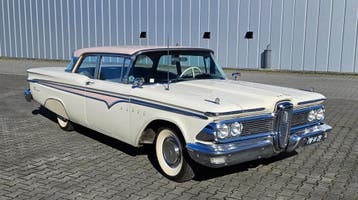 Edsel Ranger (Ford) 1959 Oldtimer APK en Belastingvrij, Auto's, Wit, Handgeschakeld, Nieuw, Coupé