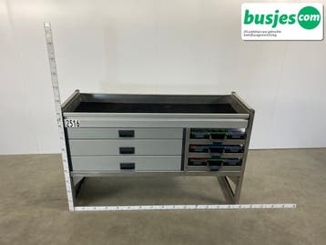 Aluca aluminium bedrijfswageninrichting gebruikt (nr 2516), Auto diversen, Ophalen of Verzenden