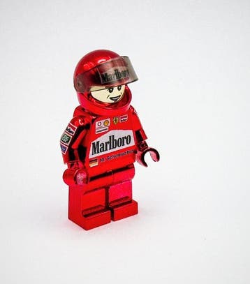 Lego Minifiguur - DC Comics, Racers - Chrome Ref Plated M, Nieuw