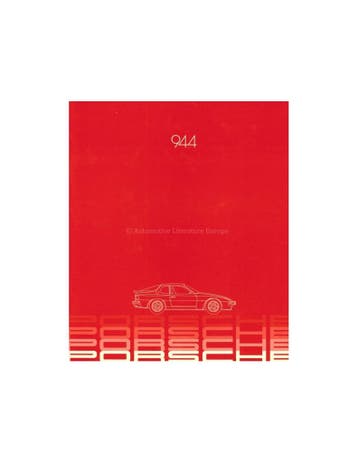 1982 PORSCHE 944 BROCHURE DUITS | ENGELS, Boeken, Nieuw, Porsche, Author