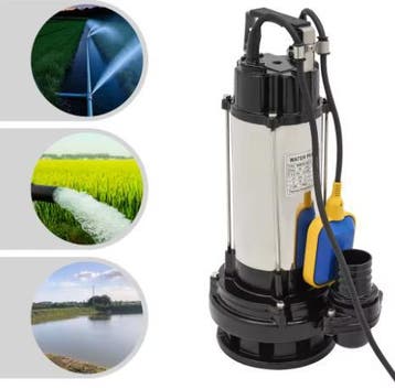 Dompelpomp 36000 L/U RVS met Vlotterschakelaar, Verzenden, Nieuw