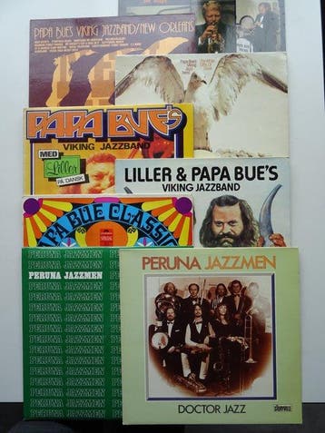 Jazz from Copenhagen : Papa Bue + Peruna Jazzmen - 8 Albums, Nieuw in verpakking