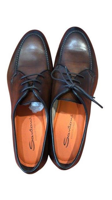 Santoni - Veterschoenen - Maat: EU 42.5 - Nieuw in doos, Nieuw