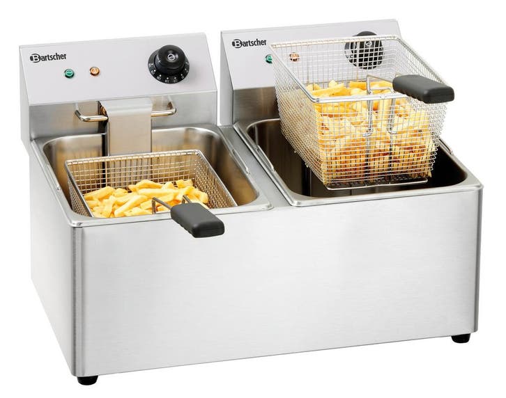 Bartscher Friteuse | SNACK IV | Elektrisch | 8+8L | 50°C/190, Zakelijke goederen, Horeca | Keukenapparatuur, Nieuw in verpakking