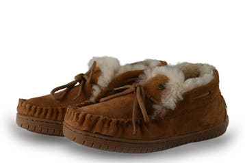 Warmbat Australia Pantoffels in maat 38 Cognac, Kleding | Dames, Schoenen, Overige kleuren, Verzenden, Warmbat Australia, Zo goed als nieuw