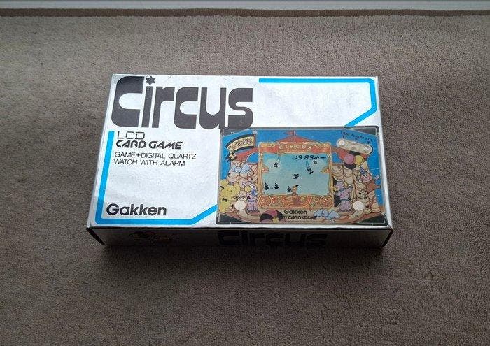 Gakken - LCD Card Game - Circus - Handheld gaming console -, Spelcomputers en Games, Spelcomputers | Overige Accessoires