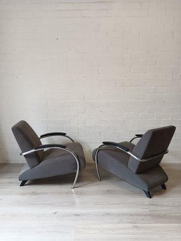 Gelderland - Jan des Bouvrie - Fauteuil (2) - Model 5470,, Antiek en Kunst