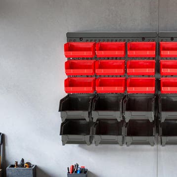 Stapelboxen wandrek 31 vakken - per stuk, Verzenden, Nieuw