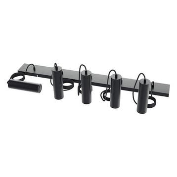 Pendel | Calex (5x GU10, Aluminium, Verstelbaar, Zwart), Verzenden, Nieuw