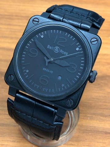 Bell & Ross - BR 03 - Phantom Matte Black - Heren -, Nieuw