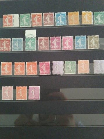 Frankrijk 1906/1932 - Lot postzegels Frankrijk, waarde:, Gestempeld