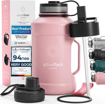 Waterfles geisoleerd bemaxx Rose 1,3 liter, Ophalen of Verzenden, Nieuw