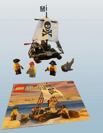 Lego Set - 6261 - Pirates - Raft Raiders, Nieuw