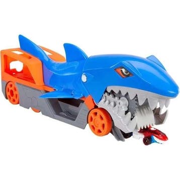 Hot Wheels - Transporter Shark - Baan/kleine auto - 4 jaa..., Verzenden, Nieuw