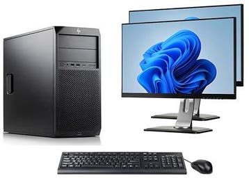 ACTIE: HP Z2 G4 Workstation TWR i7 8e Gen incl. 2 Monitoren, Computers en Software, Ophalen of Verzenden, Nieuw