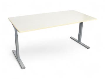 Recht T-poot bureau, 160x80cm, nieuw onderstel, Ophalen of Verzenden, Nieuw